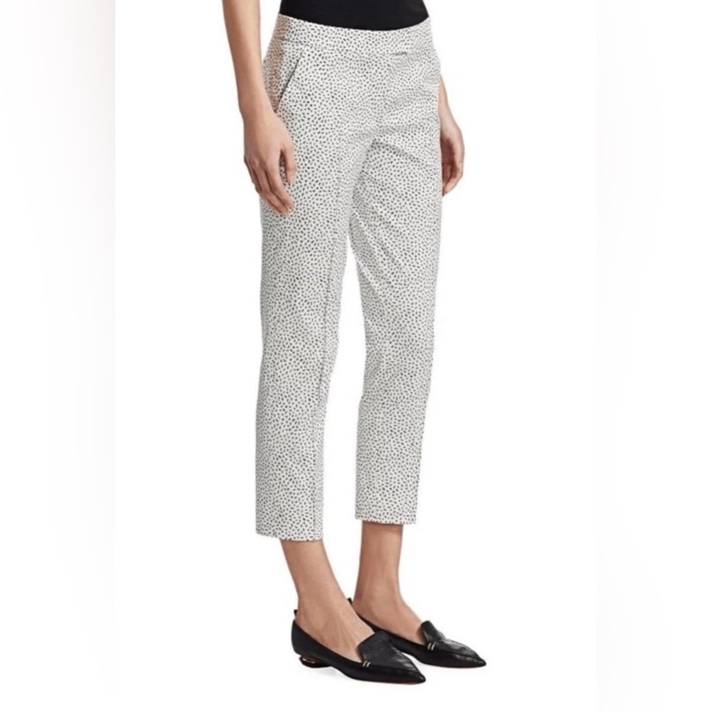 Akris Punto Frankie Memphis Pastina Print Cropped Black and White Size 12